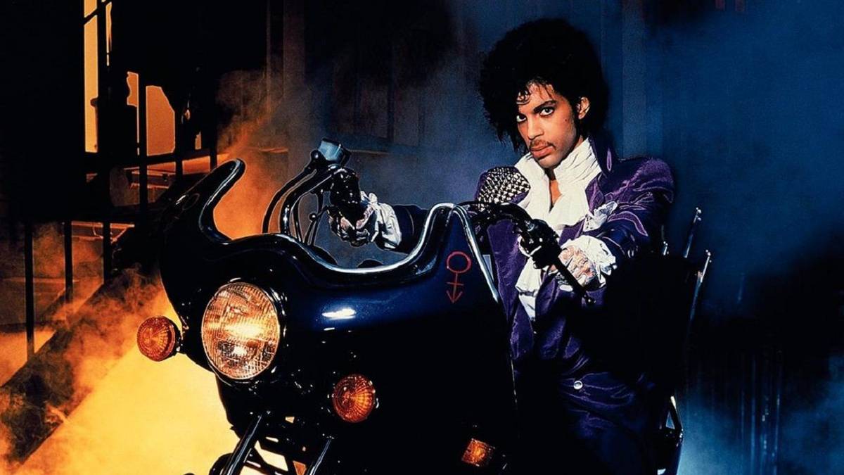 Prince in Purple Rain movie.