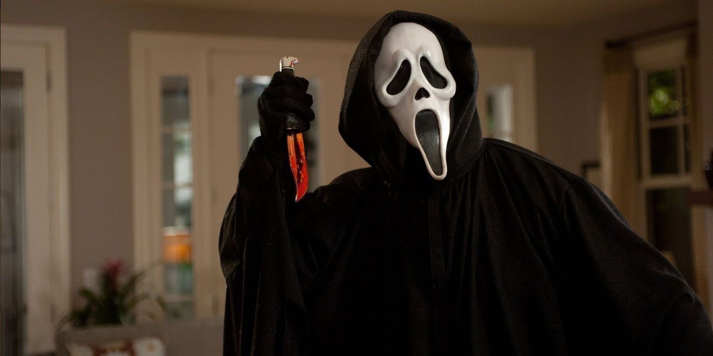 Ghostface in a Scream movie