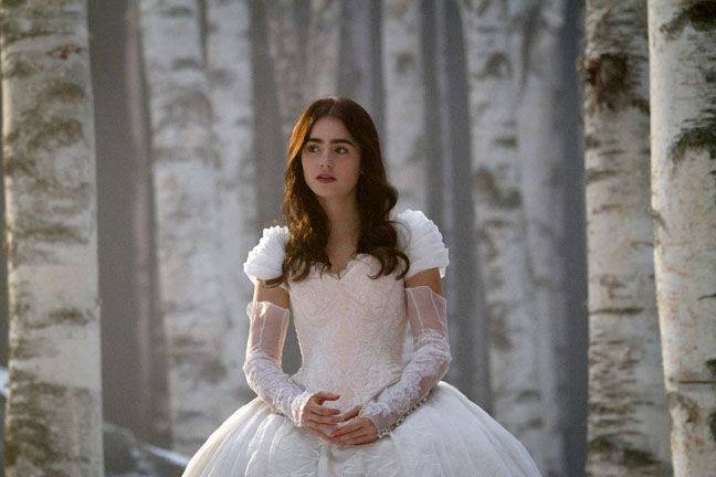 Mirror Mirror' Set Images: Princess in a Winter Wonderland
