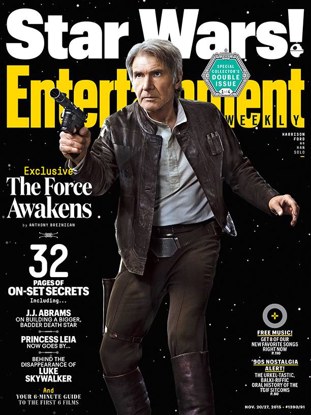 Star Wars 7 Magazine Covers: Old Friends & New Heroes