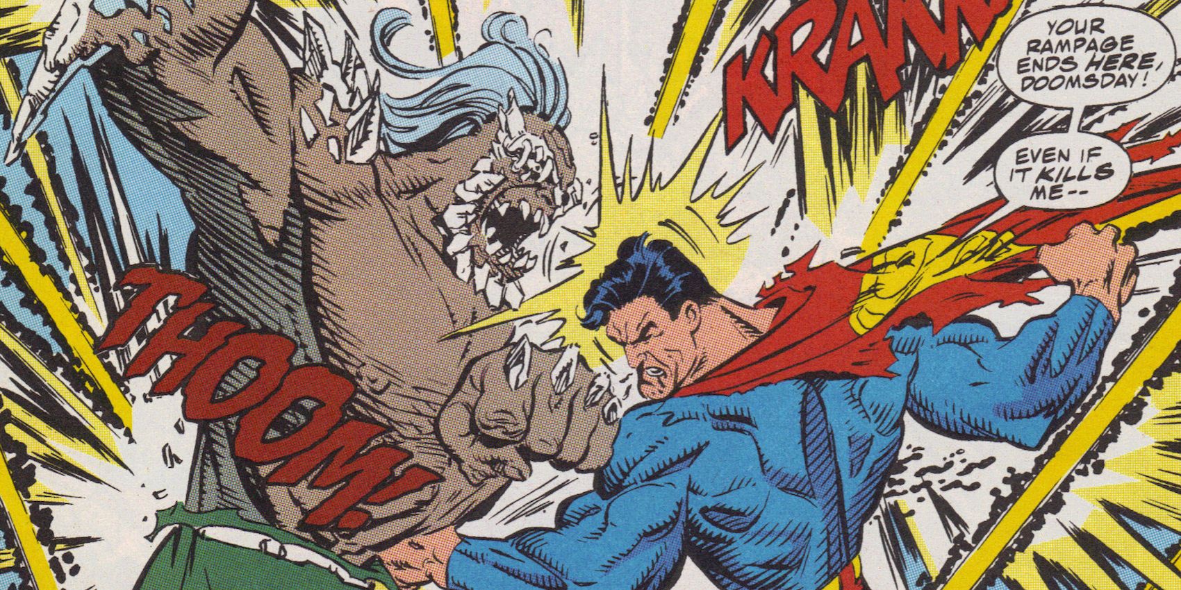 Superman Killed By Doomsday Comic Book