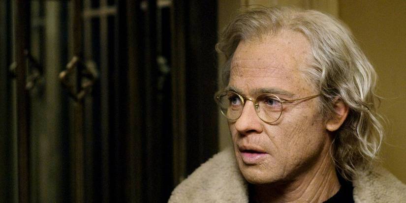 Brad Pitt as an old man in The Curious Case of Benjamin Button