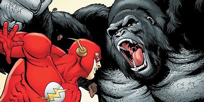 The Flash Gorilla Grodd Fight Images