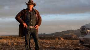 Sheriff Walt standing on the horizon in Longmire.