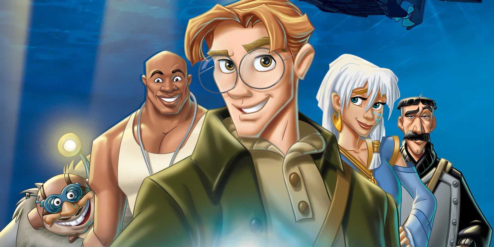 Personagens de Atlantis: O Império Perdido no pôster