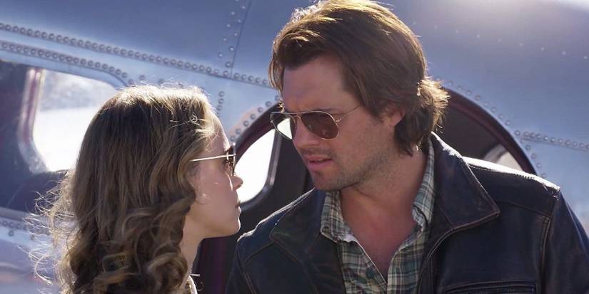 Laura Regan and Kristoffer Polaha as Dagny and John Galt in Atlas Shrugged Part III