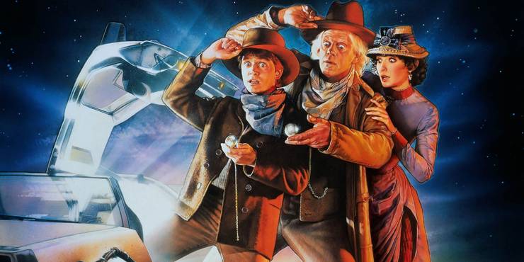 Il poster del film Ritorno al futuro parte III (1989)
