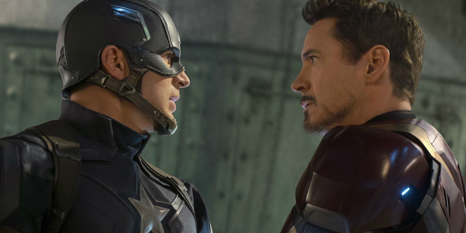 Steve Rogers e Tony Stark se enfrentam em Capitão América Guerra Civil