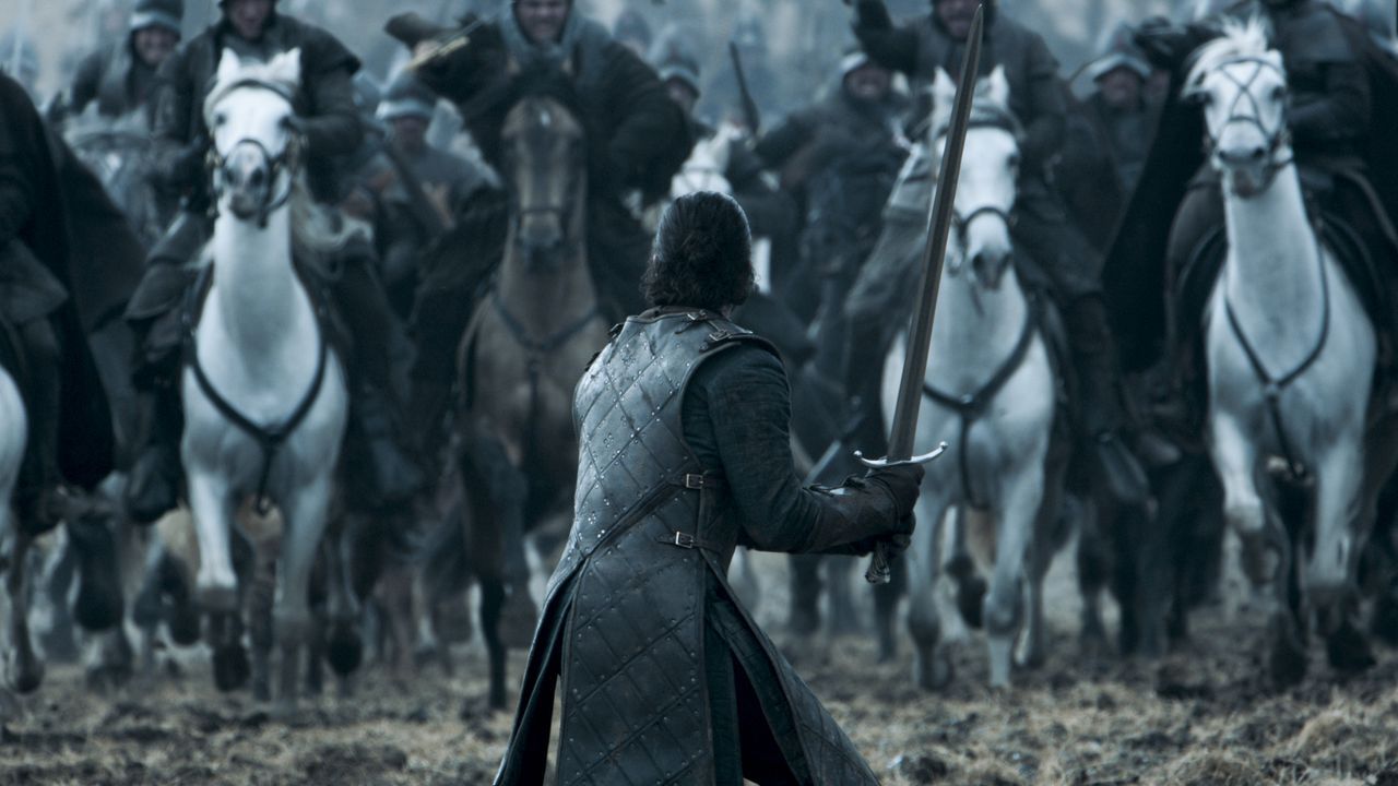 Game of Thrones season 6 Battle of the Bastards - Jon vs. Army