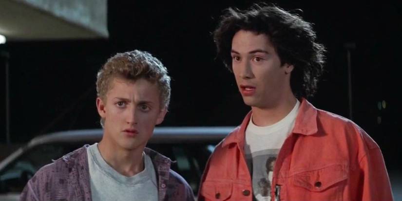 Keanu Reeves and Alex Winter in Bill & Ted