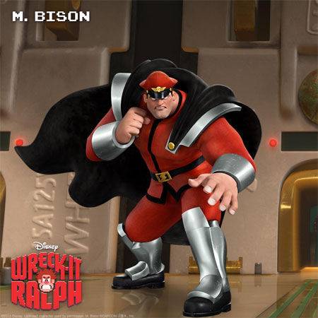 M. Bison - a baddie from Wreck-It Ralph