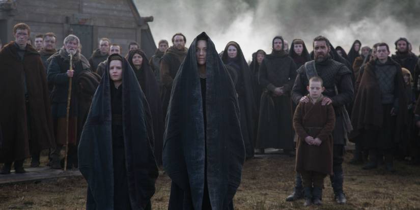 Марион Котильар, Падди Консайд и другие в фильме "Макбет"