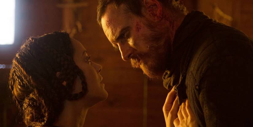 Марион Котиль и Майкл Фассбендер в роли Макбета