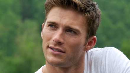 Luke Collins (Scott Eastwood) smiling in The Longest Ride.