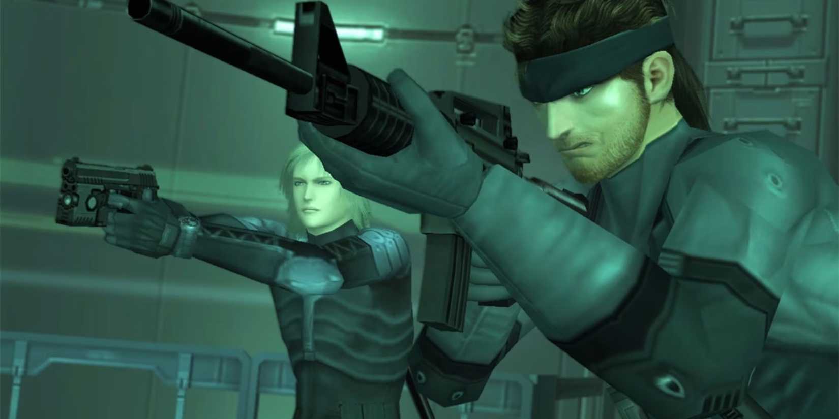 Snake and Raiden from Metal Gear Solid 2: Sons of Liberty.