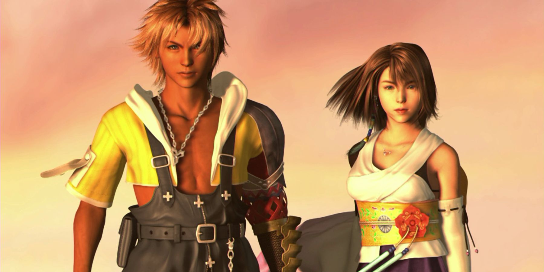 Tidus and Yuna from Final Fantasy X
