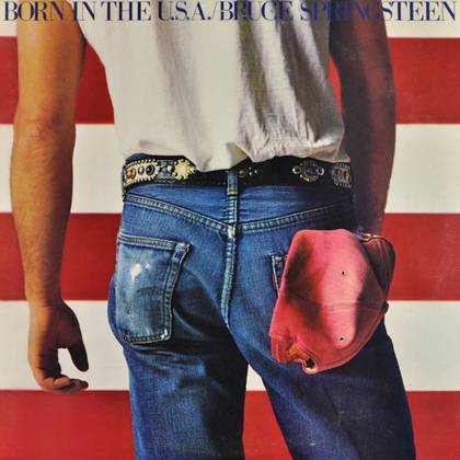 Bruce Springsteen Born In The U.S.A. Album Cover