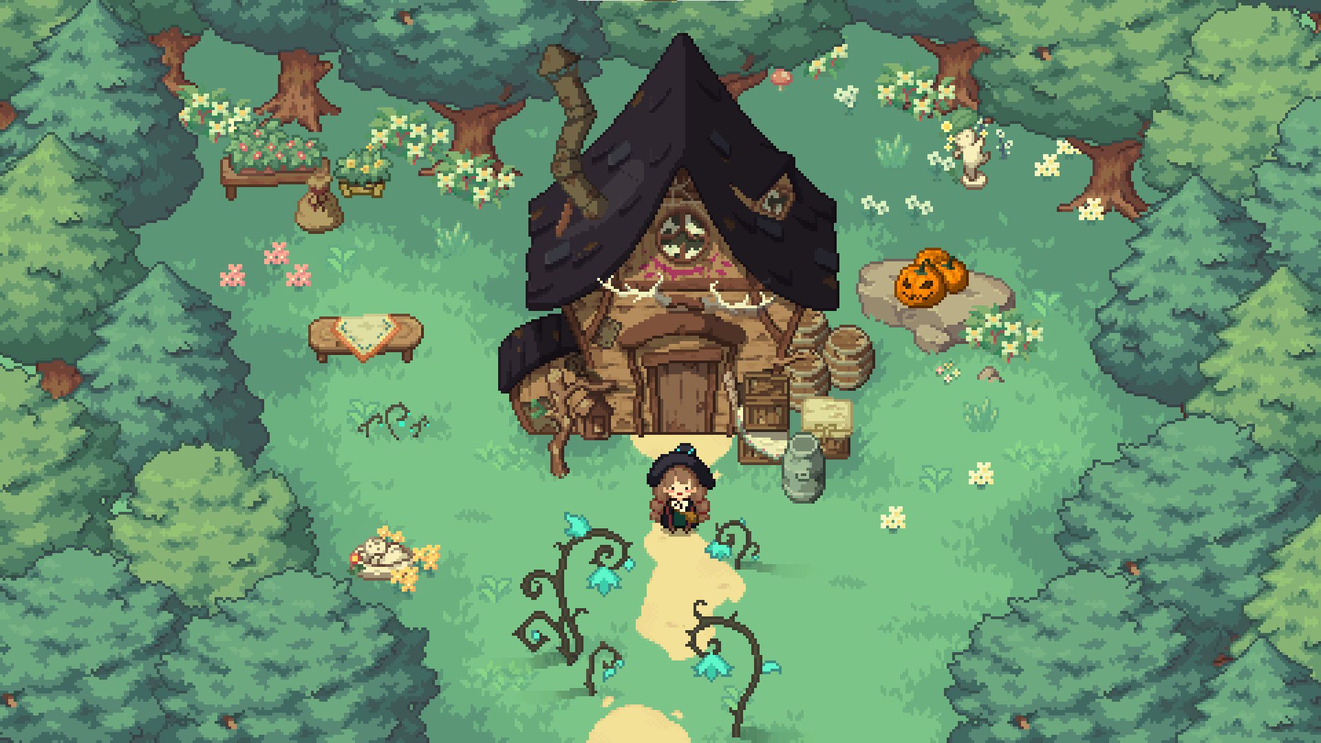 Little Witch in the Woods - scena dal gioco