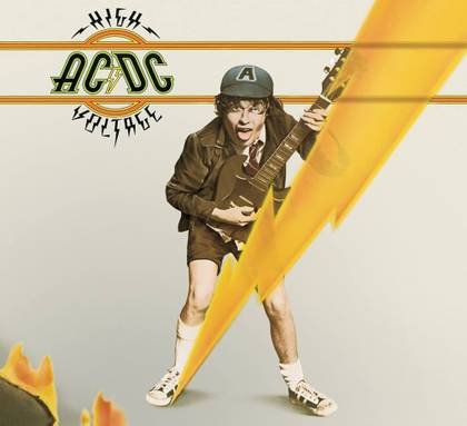 AC DC High Voltage 1975 Album Cover Image