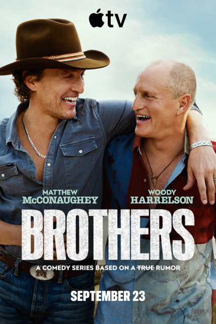 Apple TV+ Releases 'Brothers' Trailer Starring Matthew McConaughey and Woody Harrelson