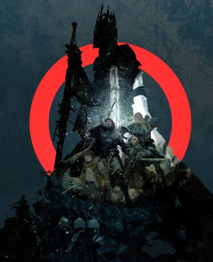 The One Ring Tabletop RPG Original Box Art No Logo