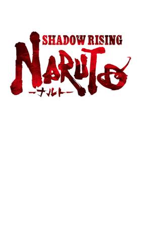 Naruto Shadow Rising Upcoming Manga Red Logo on White