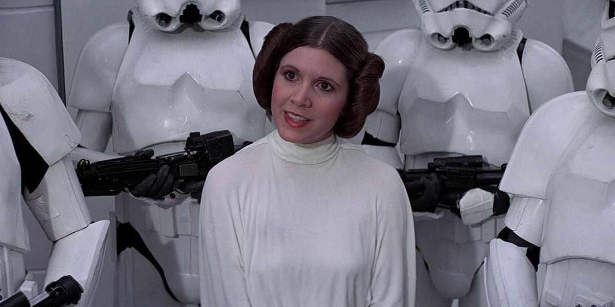 Princess Leia with Stormtroopers