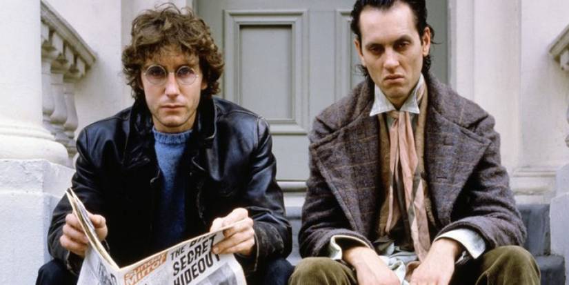 Paul McGann as "...& I" (Marwood) and Richard E. Grant as Withnail Withnail And I