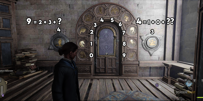 Legacy Math Game Hogwarts Legac: How To Solve The Puzzle Doors (Arithmancy Door)