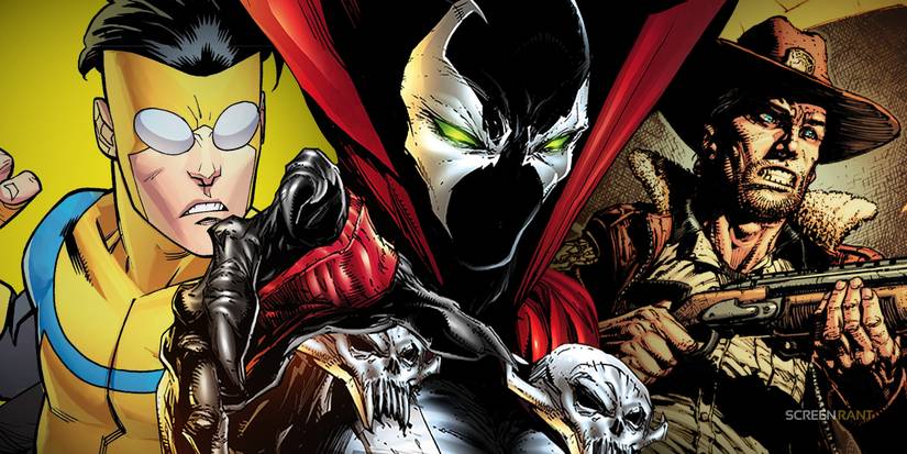 Spawn Invincible and Walking Dead Image Comics Art