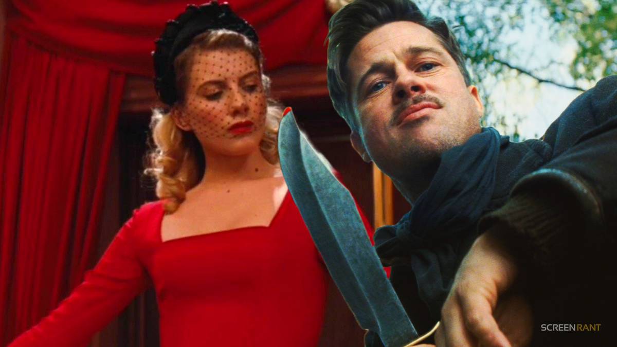 melanie laurent inglourious basterds red dress Look of the Week: Shosanna's red revenge dress in Inglourious Basterds