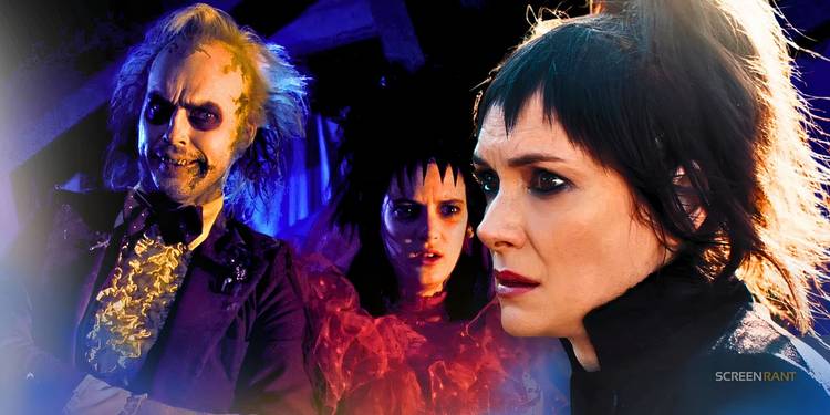 Why Lydia Deetz's Wedding Dresses Are Red In Both Beetlejuice Movies Why Lydia Deetz's Wedding Dresses Are Red In Both Beetlejuice Movies