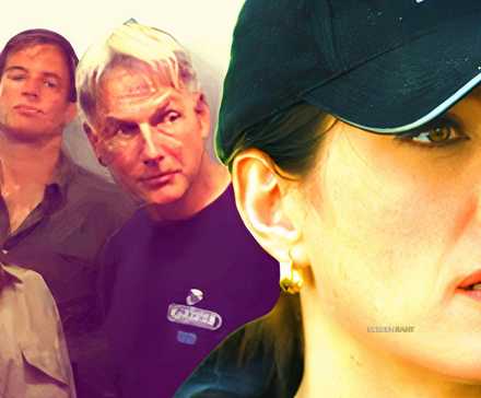 Cote de Pablo as Ziva, Michael Weatherly as DiNozzo, Mark Harmon as Gibbs and Sasha Alexander as Kate in NCIS