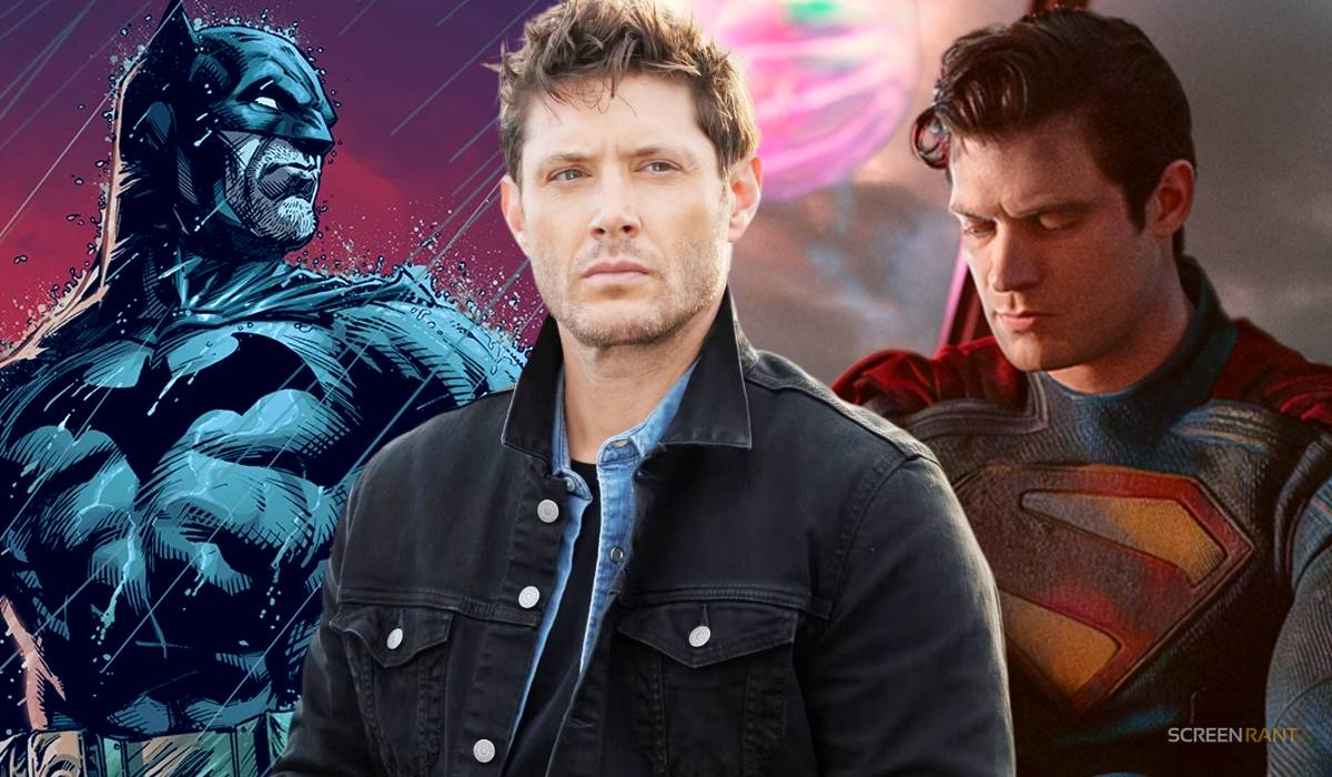 DCU's Superman Costume Reveal Image Recreated With Jensen Ackles' Batman In  Stunningly Realistic Art, image size:1200x700