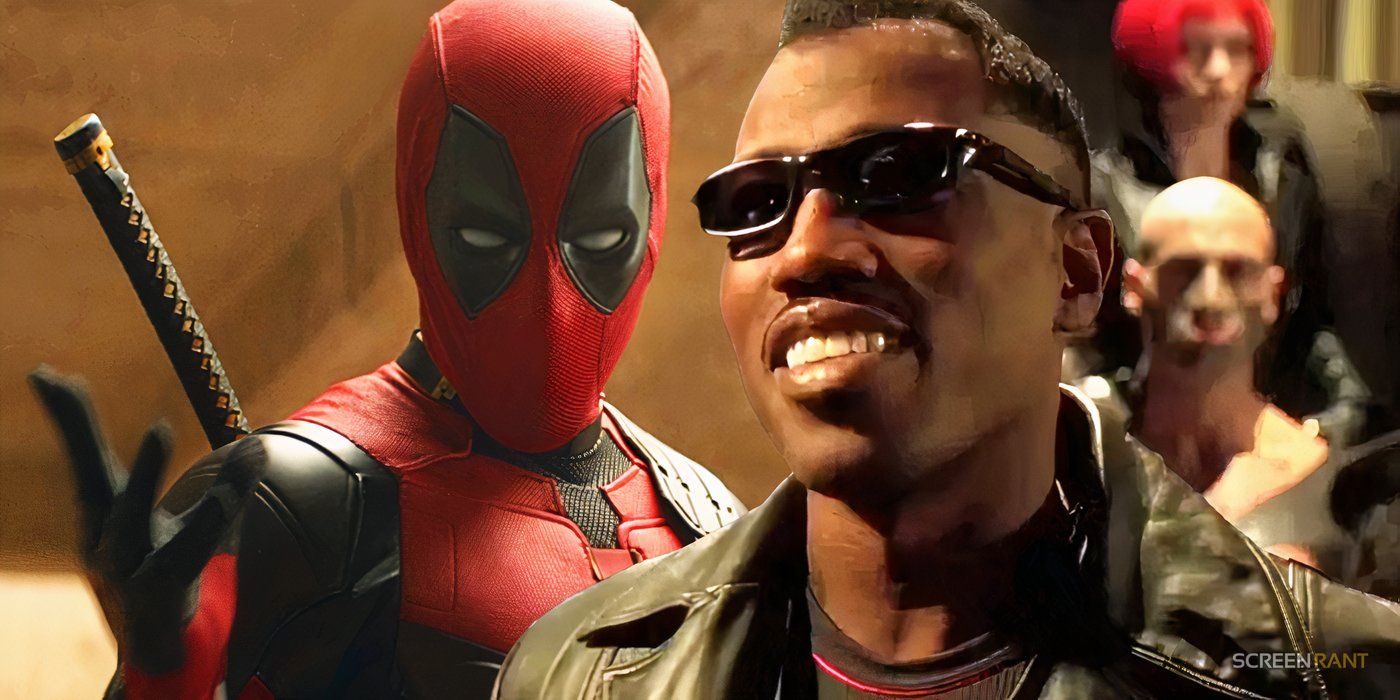 Deadpool in Deadpool & Wolverine and Wesley Snipes' Blade in his movies