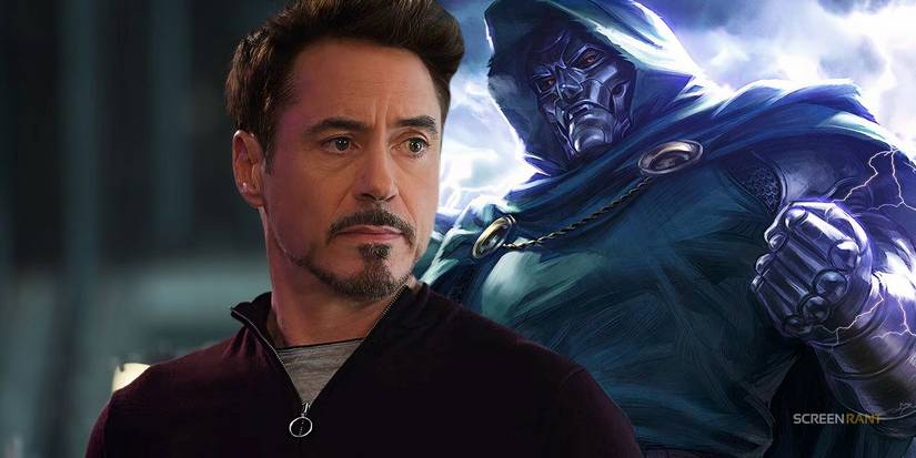 Robert Downey Jr. as Tony Stark and Doctor Doom in Marvel Comics
