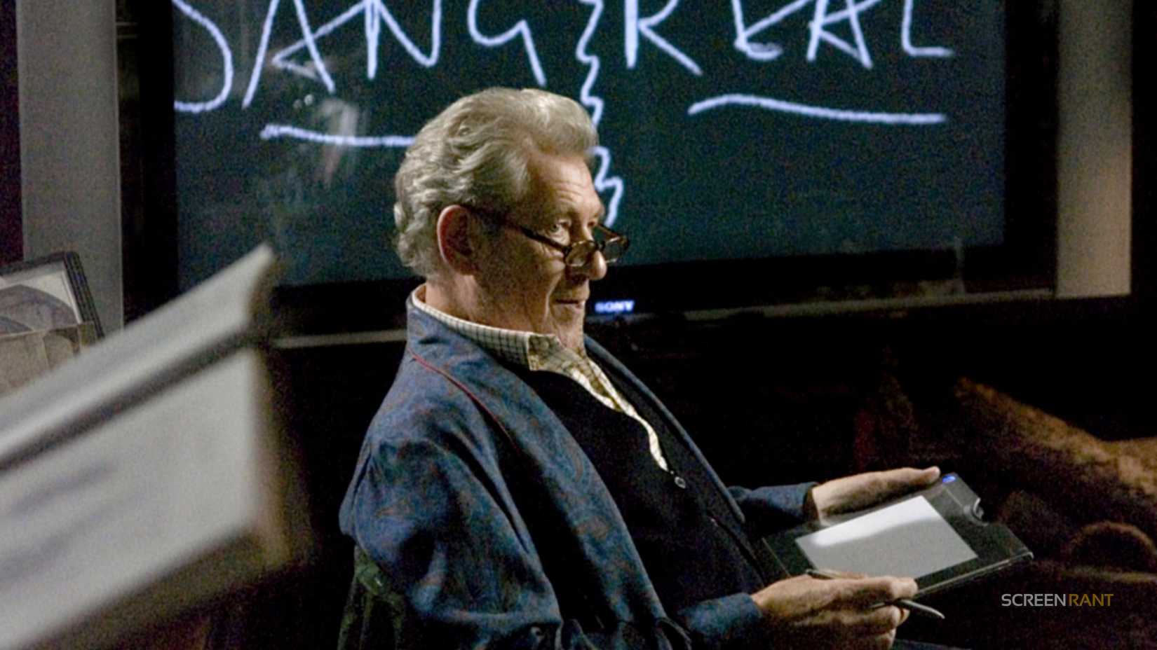 Ian McKellen como Sir Leigh Teabing